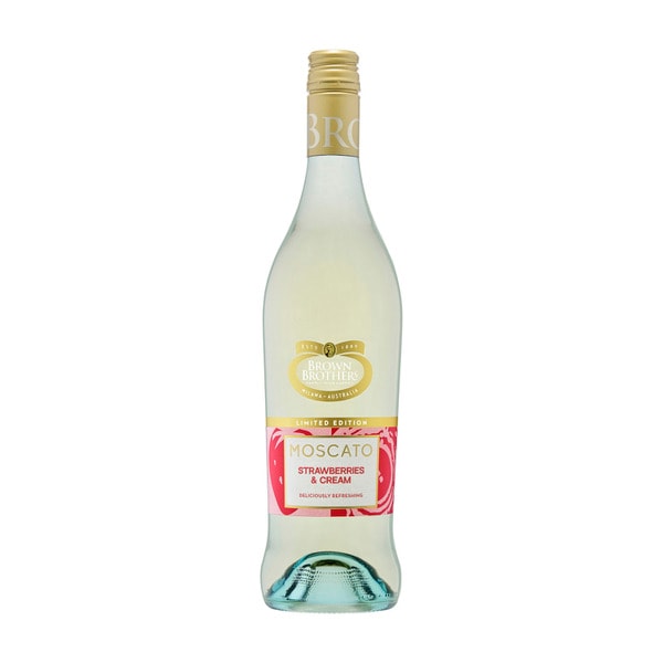 Brown Brothers Moscato Strawberries & Cream Limited Edition 750mL | 1 Each