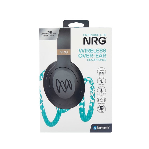 NRG Over Ear Bluetooth Headphone | 1 each