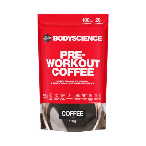 BSc Bodyscience Pre-Workout Powder Coffee | 150g