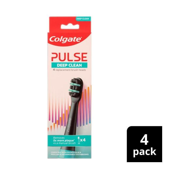 Colgate Pulse Electric Brush Refill Deep Clean | 4 pack