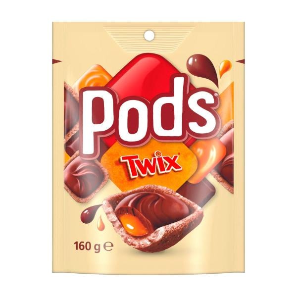 Pods Twix Chocolate Snack & Share Party Bag | 160g