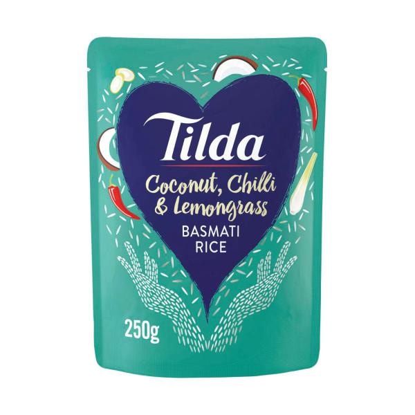 Tilda Steamed Coconut Chilli & Lemongrass Rice | 250g