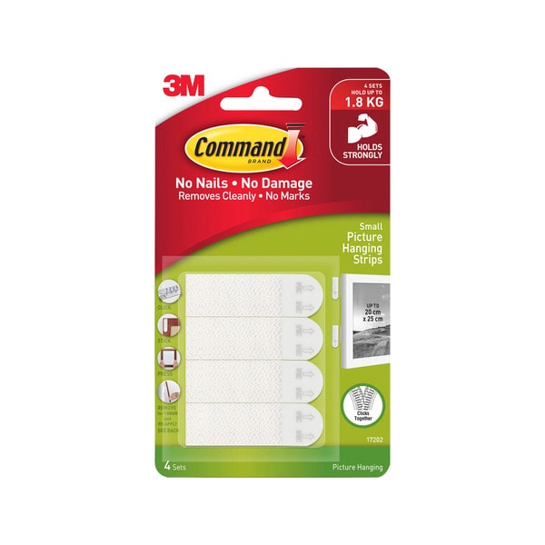 3M Command Picture Hanging Strips | 4 pack