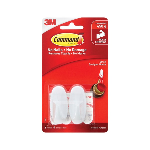 Command Small Designer Hooks | 2 pack