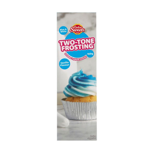 Dollar Sweets Two Tone Blue & White Frosting | 160g