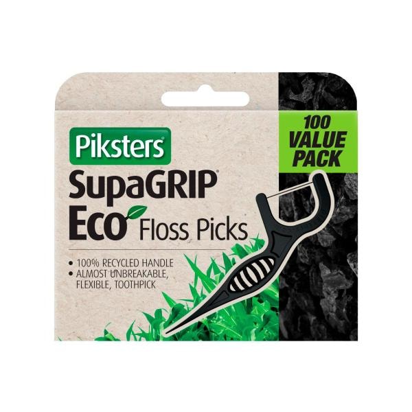 Piksters Supagrip Eco Floss Picks | 100 pack