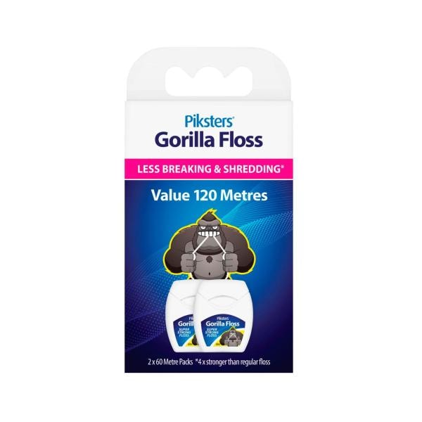 Piksters Gorilla Floss 60metre 2 pack | 120 metre