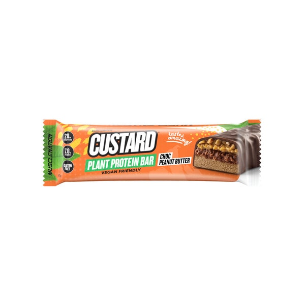 Muscle Nation Custard Plant Protein Bar Choc Peanut Butter | 50g
