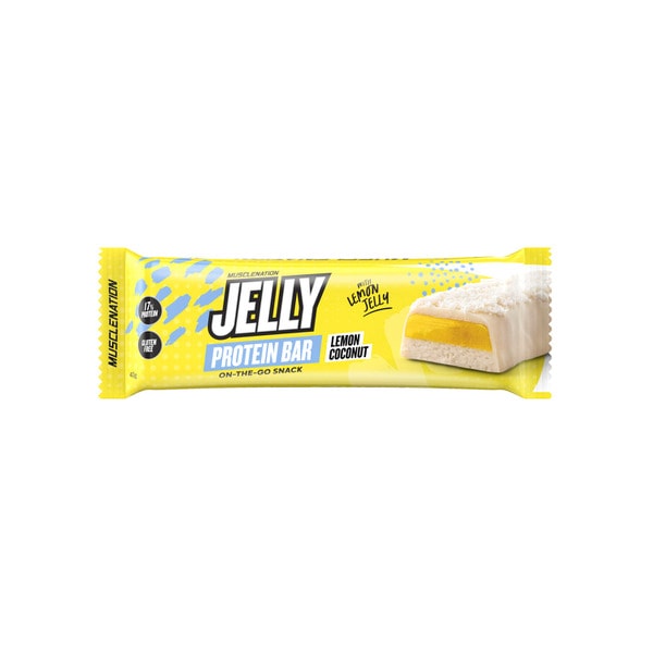 Muscle Nation Jelly Protein Bar Lemon Coconut | 40g