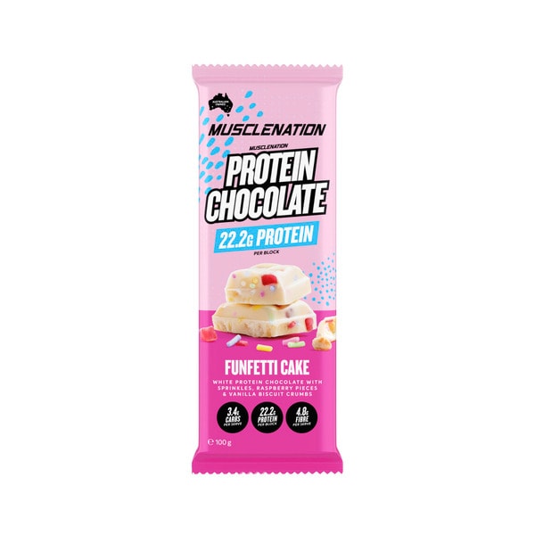 Muscle Nation Protein Chocolate Funfetti Cake | 100g