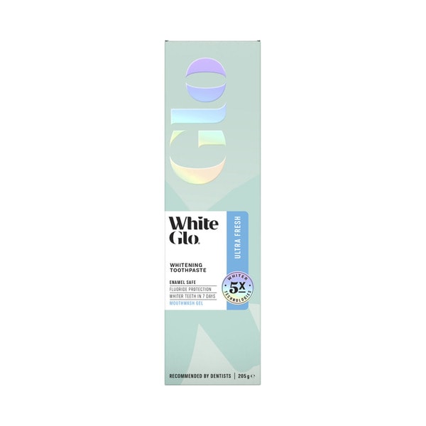 White Glo Toothpaste 5x Whiter Ultra Fresh | 205g