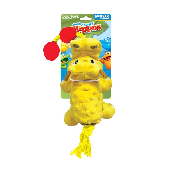Hasbro "17" Squeak & Tug Hungry Hungry Hippos Dog Toy" | 1 pack
