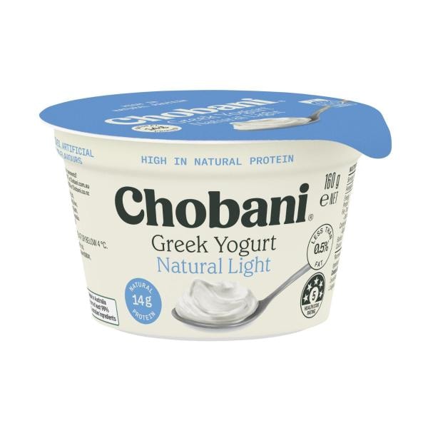 Chobani Greek Yogurt Natural Light | 160g