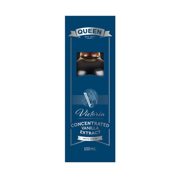 Queen Vic Concentrated Vanilla Extract W Seeds | 100mL
