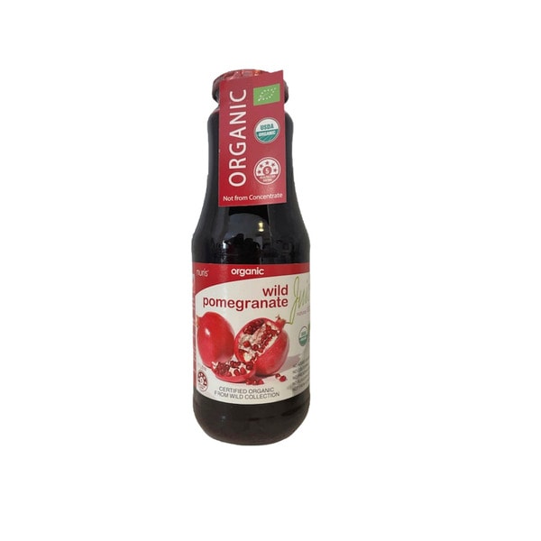 Nuris Organic Wild Pomegranate Juice Bottle | 1L
