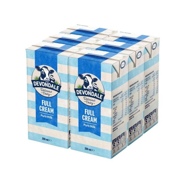 Devondale Full Cream Long Life Milk 6 pack | 1.2L