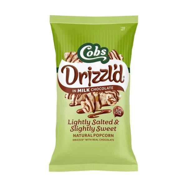Cobs Drizzld Popcorn Sweet Milk Chocolate | 110g