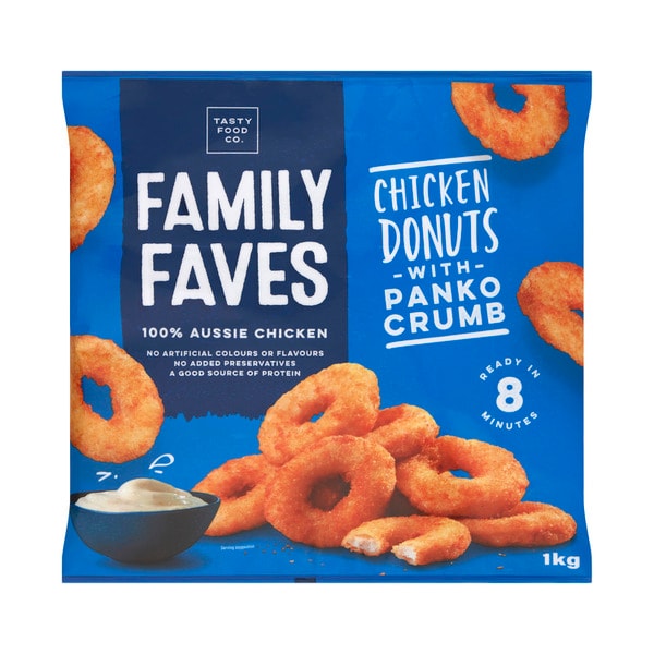 Family Faves Panko Crumb Chicken Donut | 1kg
