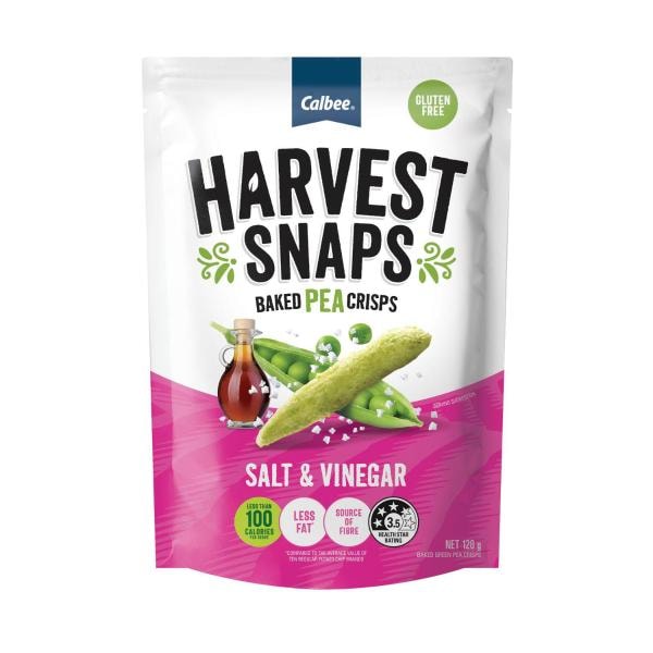 Harvest Snaps Pea Salt & Vinegar | 120g