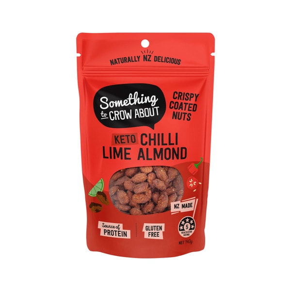 Something To Crow About Crispy Coated Nuts Chilli Lime Almonds | 140g
