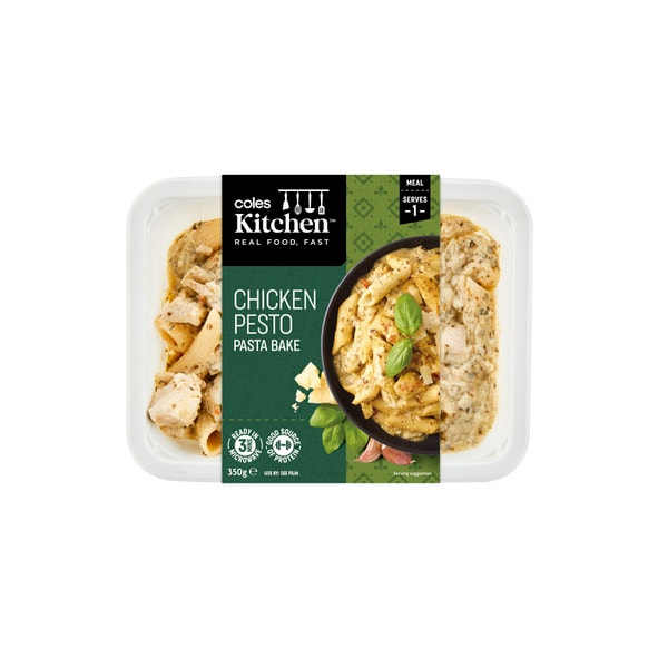 Coles Kitchen Chicken Pesto Pasta Bake | 350g