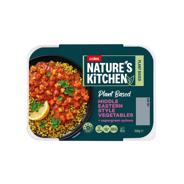 Coles Nature's Kitchen Middle Eastern Style Veg & Quinoa | 350g