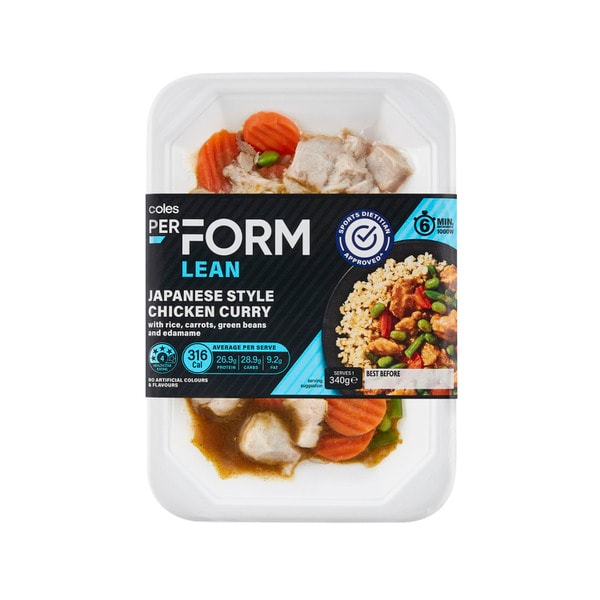 Coles Perform Katsu Chicken Curry | 340g