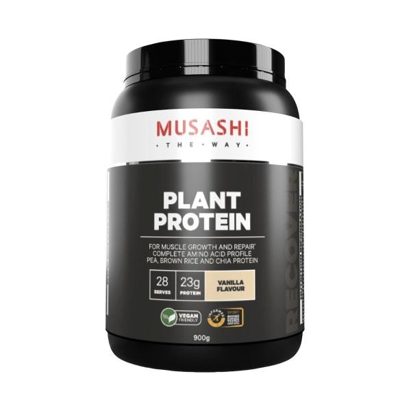 Musashi Plant Protein Plant Protein Powder Vanilla Flavour | 900g