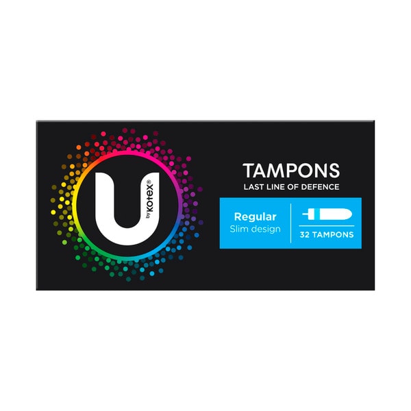 U by Kotex Tampons Regular | 32 pack