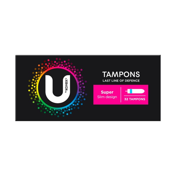 U by Kotex Tampons Super | 32 pack