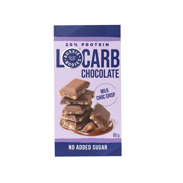 Aussie Bodies Lo Carb Chocolate Milk Crisp | 90g