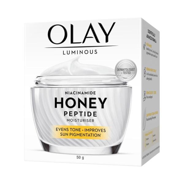 Olay Luminous Niacinamide Honey Peptide Moisturiser | 50g