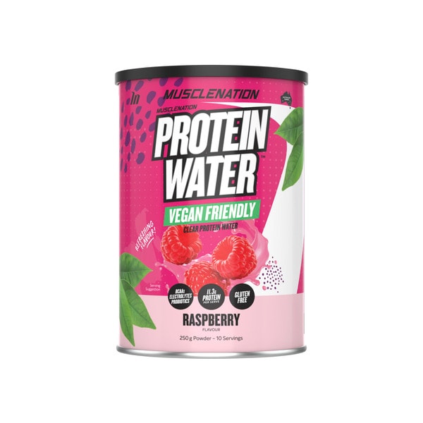 Muscle Nation Plant Protein Water Powder Raspberry | 250g