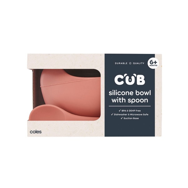 Cub Silicone Bowl + Spoon | 1 pack