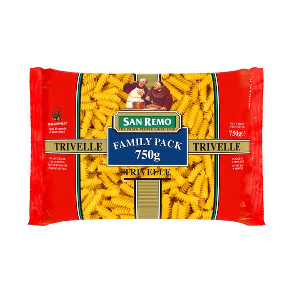 San Remo Trivelle Pasta No 17  | 750g