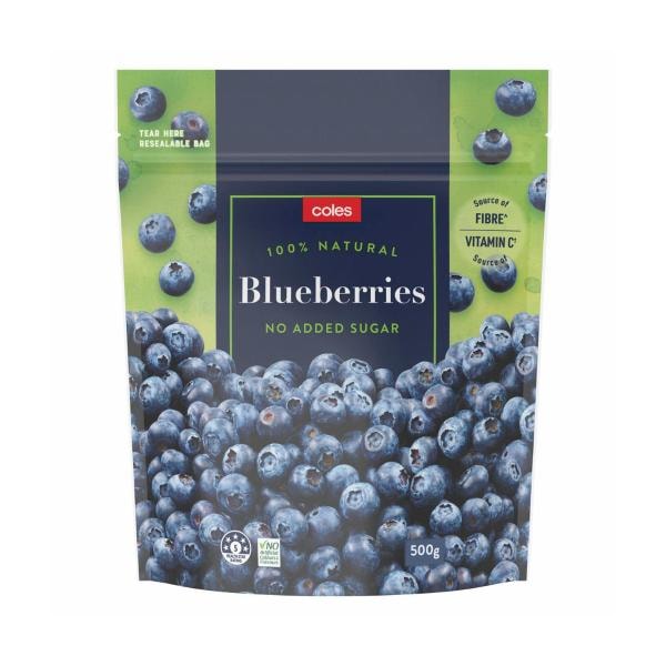 Coles Frozen Fruit Blueberries | 500g
