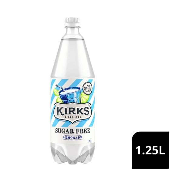 Kirks Lemonade Sugar Free Soft Drink  | 1.25L