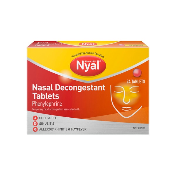 Nyal Nasal Decongestant Relief | 24 pack