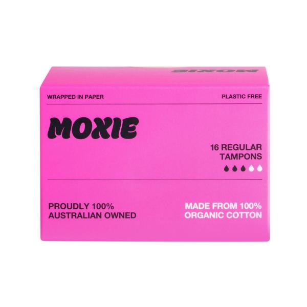 Moxie Tampons 100% Organic Cotton Regular | 16 pack