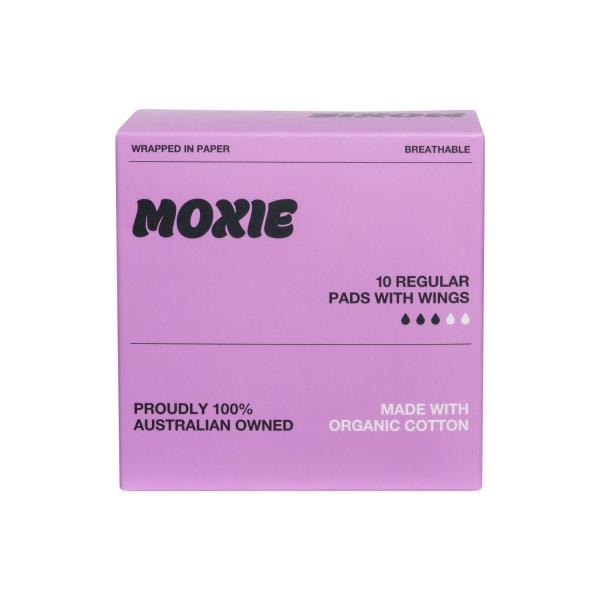 Moxie Pads Organic Day Regular | 10 pack