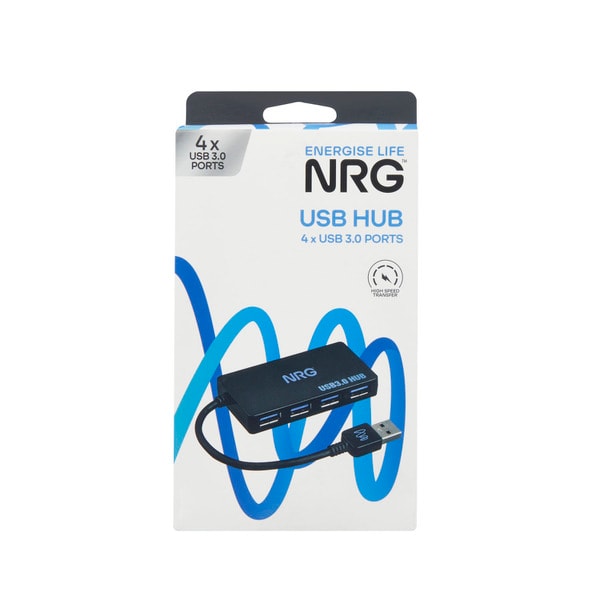 NRG 4 X USB 3.0 Hub | 1 each