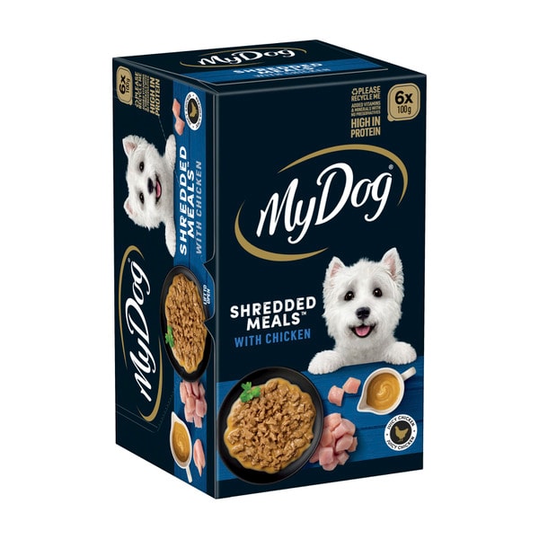 My Dog Shredded Meals Chicken Dog Food 6x100g | 6 pack