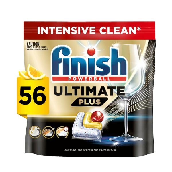 Finish Ultimate Plus All In 1 Lemon Sparkle | 56 pack
