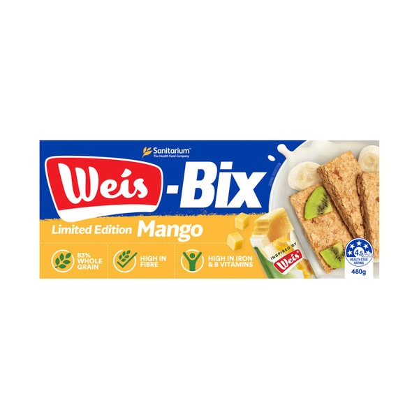 Sanitarium Weet-Bix Mango Breakfast Cereal | 480g