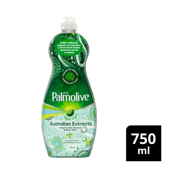 Palmolive Dishwashing Liquid Ultra Australian Extracts Desert Lime & Rivermint | 750mL