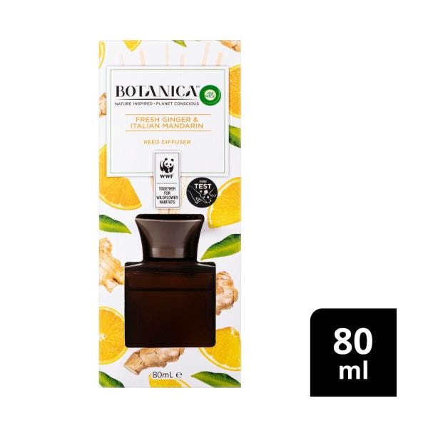 Botanica Fresh Ginger & Italian Mandarin Reed Diffuser | 80mL