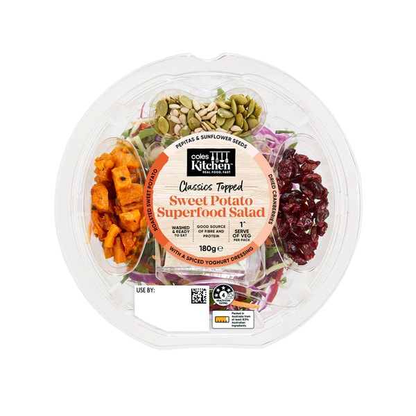 Coles Kitchen Sweet Potato Superfood Salad Bowl | 180g