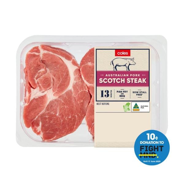Coles Pork Scotch Fillet Steak | 300g