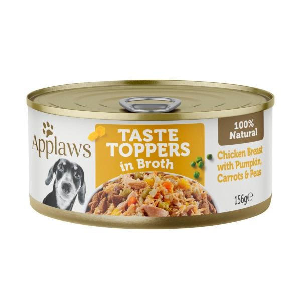 Applaws Taste Toppers Dog Tin Chicken Breast With Vegtables In Broth Dog Food | 156g