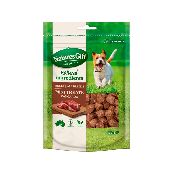 Nature's Gift Mini Dog Treats Kangaroo | 130g